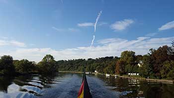 R�ckfahrt mit der Wei�en Flotte